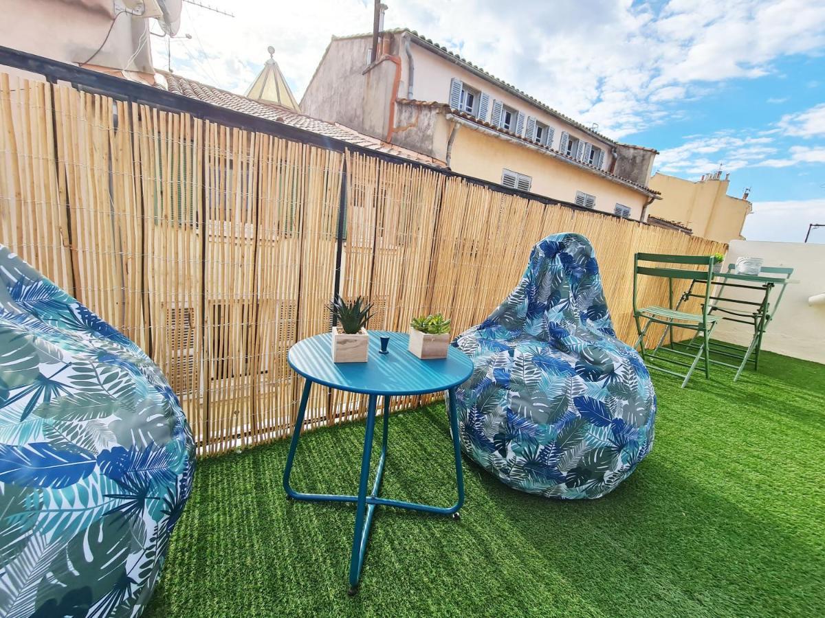 Gregbnb - Centre Ancien - Studio Roof-Top - Climatise - 5Eme Etage Toulon Exteriér fotografie